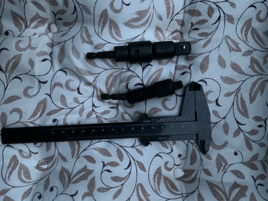 Набор ударних адаптерів перехідників шестигранка та квадрат 1/4 3/81/2