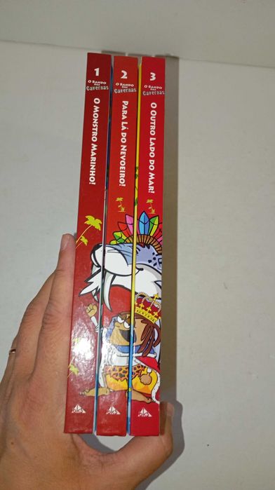 Livros da coleção - Bando das Cavernas - Capa Dura