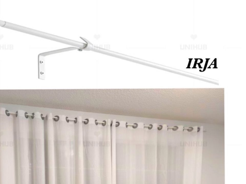 Szyna karnisz do zaslonki 80 cm IKEA irja biały klasyczny