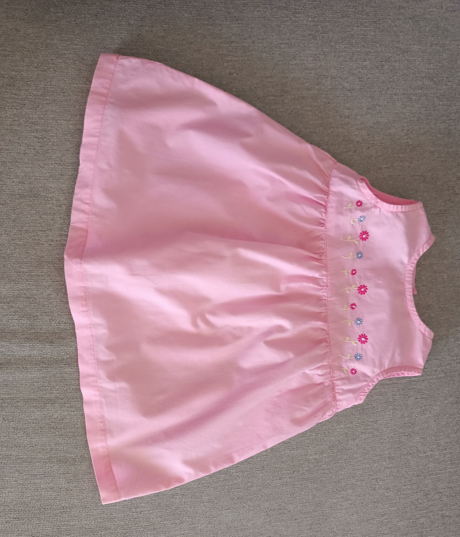 Sukienka rózowa dla dziewczynki 12-18 miesięcy