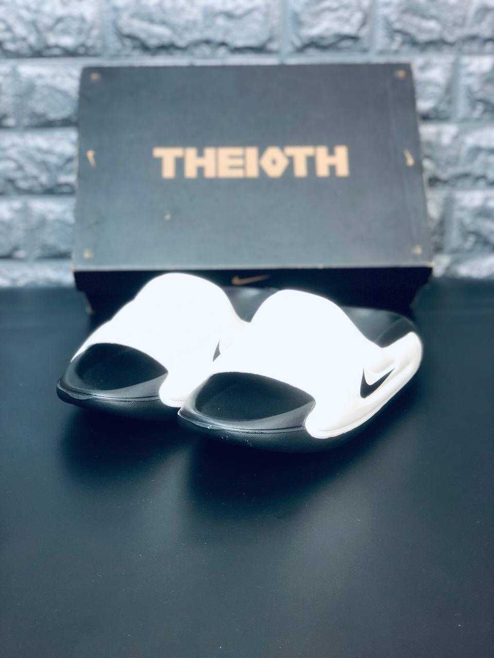 Летний must-have! Тапочки Nike Calm Slide Air мужские Black-White New!