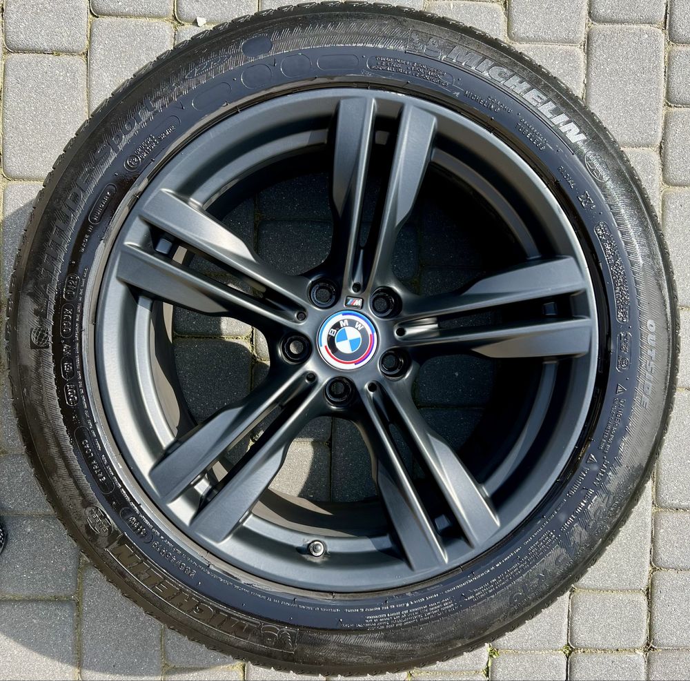 Bmw X5 F15 X6 F16 E70 Alu Felgi 19 Cali Opony TPMS M-Pakiet Czarny Mat