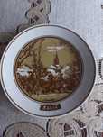 Talerz ozdobny porcelana kahla stadtansicht