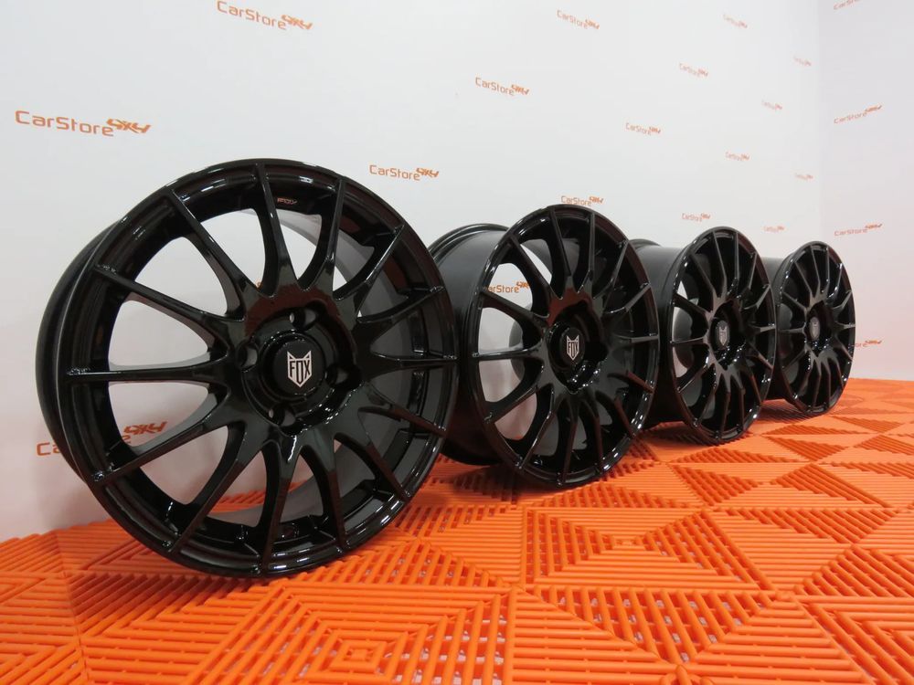 Jantes Fox Fx004 15 x 6.5 et 20 4x108 65.1 Preto Brilhante