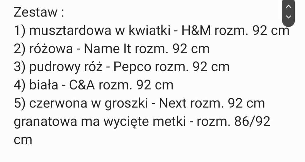 Okazja 6 szt bluzek z dł.rękawem h&m,c&a,next i inne rozm. 86/92cm