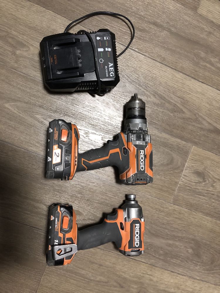 Ridgid R862311 18V + Ridgid R8611506B 18V + 2акб 2Аh + ЗУ