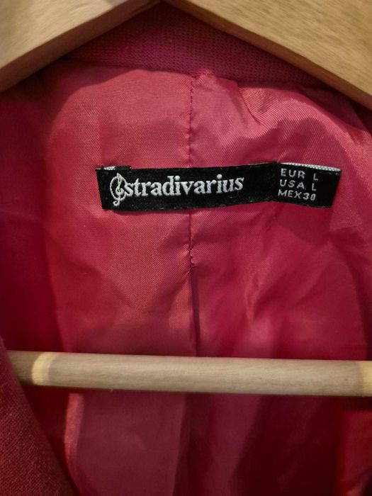 Casaco Rosa - Tamanho L - Stradivarius - Excelente estado