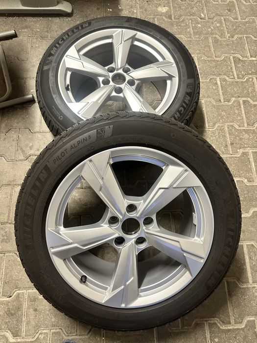 Alufelgi Audi 18 opony zimowe Michelin Pilot Alpin 5