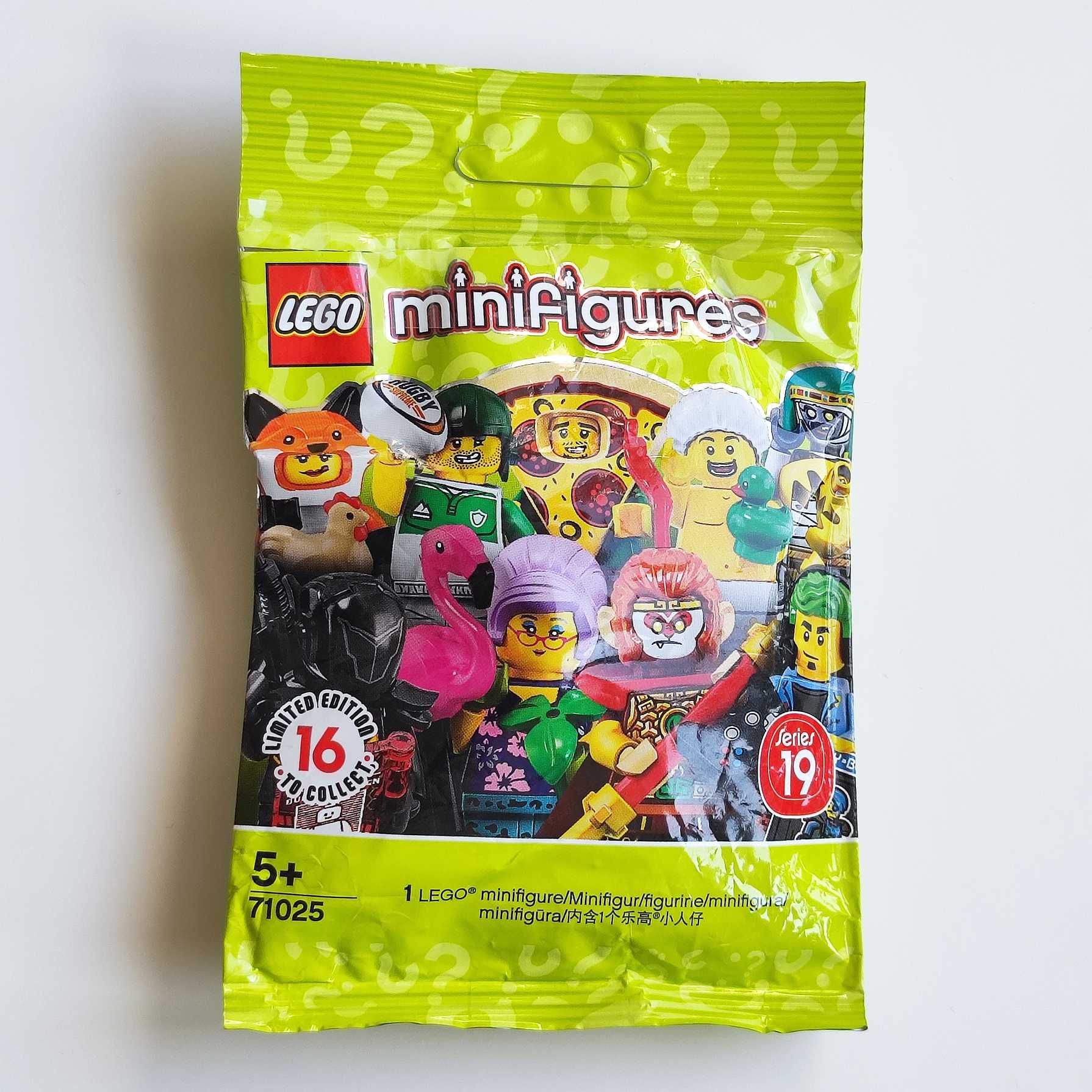 Lego Minifigurka 71025 col19-13 col354 Rugby Player/Zawodnik rugby