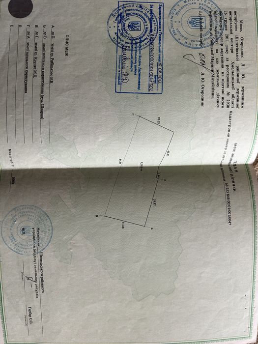Продам приватизовану земельну ділянку