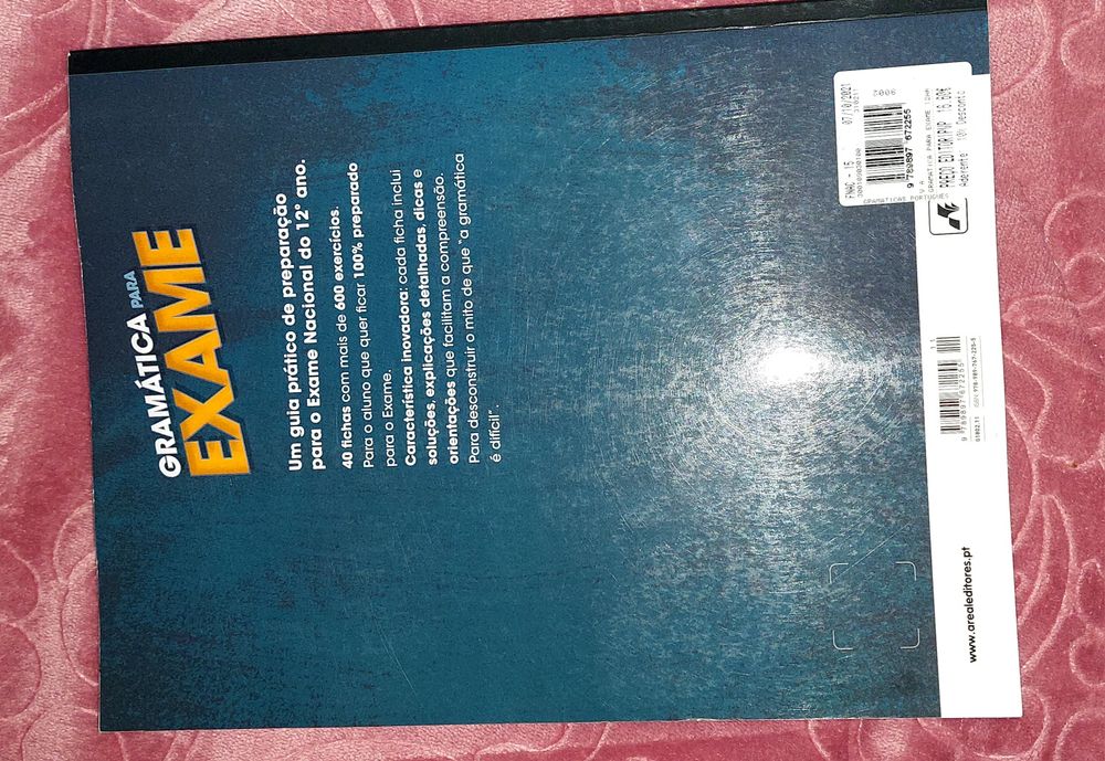 Livros de preparação exames nacionais Português