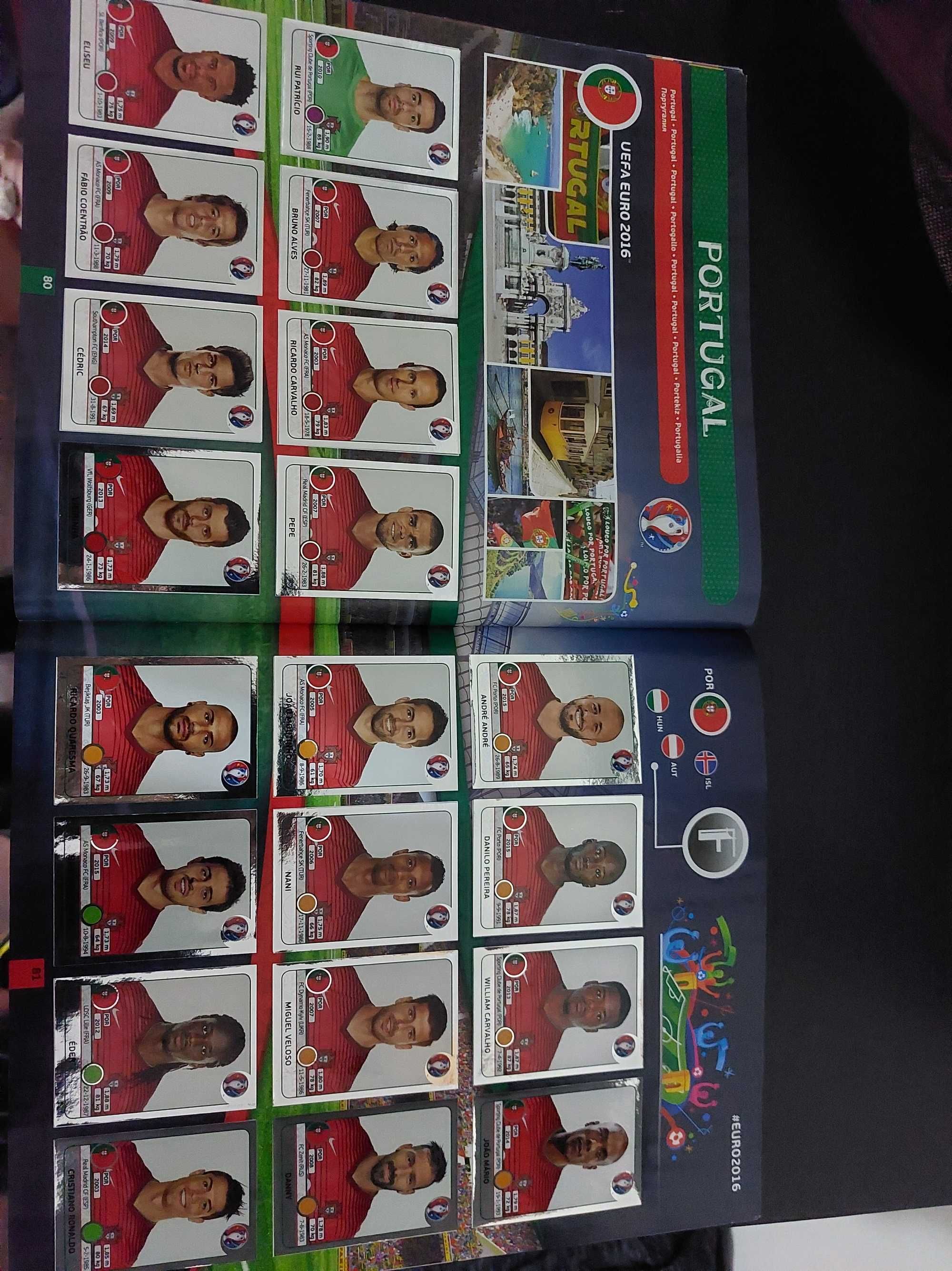 Uefa Euro 2016 França - cromos panini