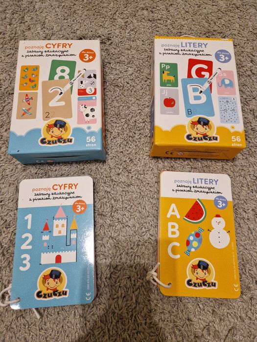 Nauka pisania literek i cyferek CzuCzu