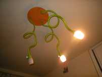 Lampa sufitowa + nocna na biurko LED SNAKEY MASSIVE WĘŻE