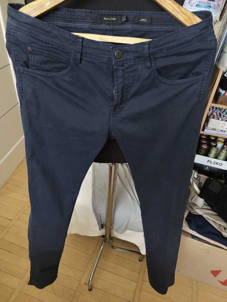 Джинсы Massimo Dutti jeans Italy w32 stretch navy.