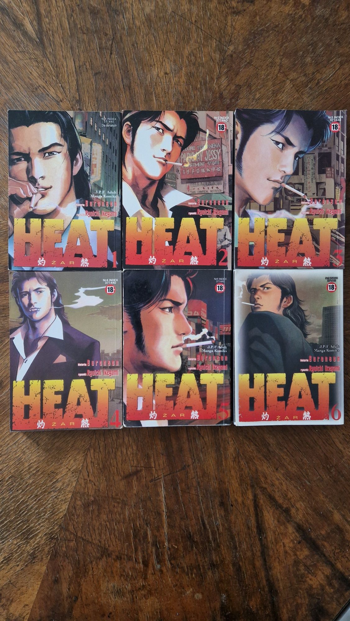 Manga Heat tomy 1-6