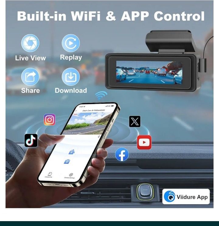 Відеореєстратор ( B-T002 4K wifi )