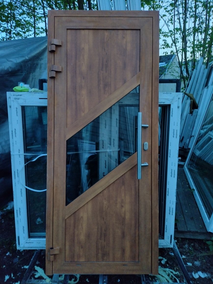 Drzwi zewnętrzne Aluminiowe Winchester Nowe 50% antracyt