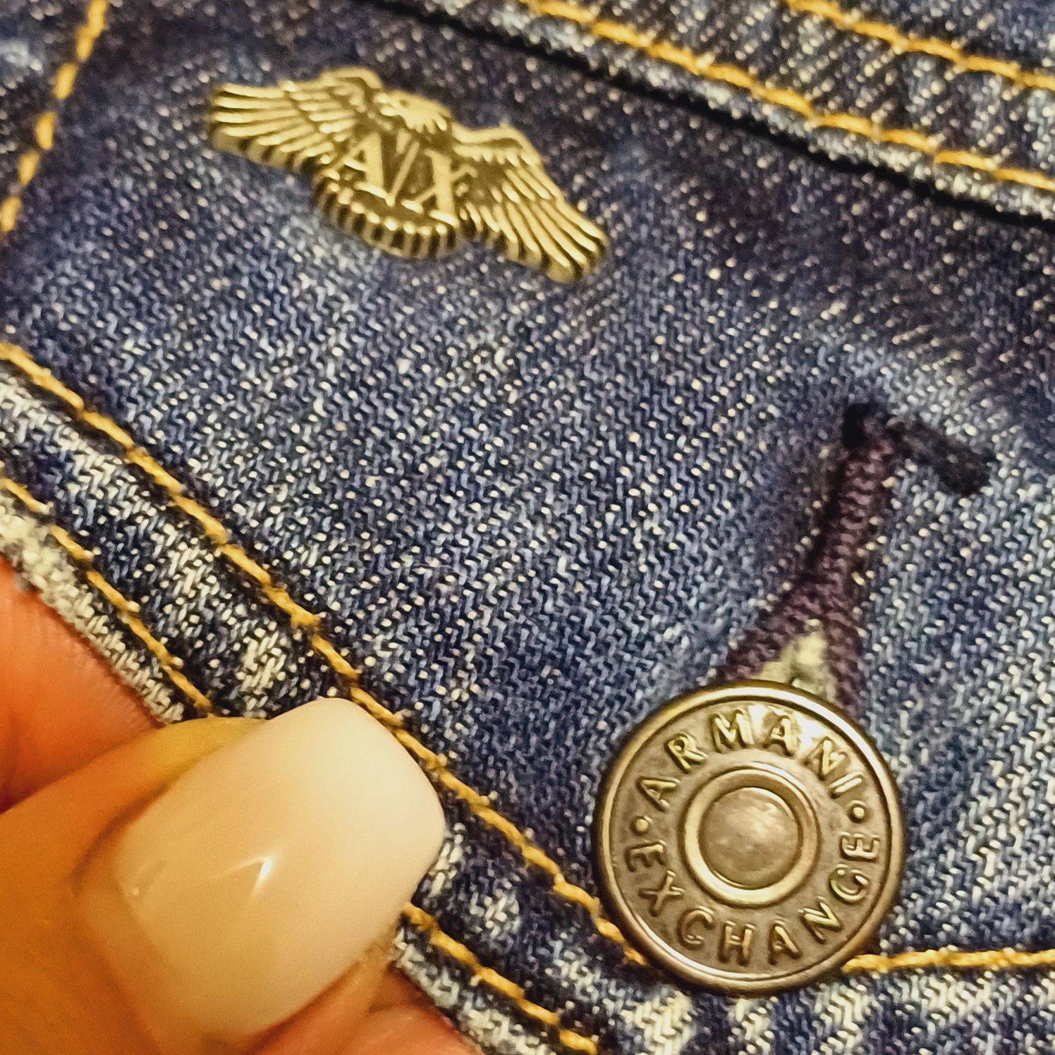 Джинсова куртка Armani Exchange