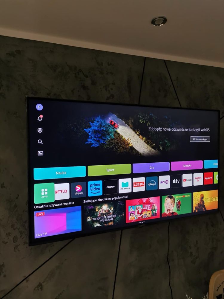 Telewizor LG UHD AI ThinQ 55 – Smart TV nowy