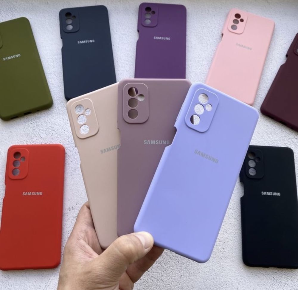 Силиконовый чехол silicone case на Samsung Galaxy M52