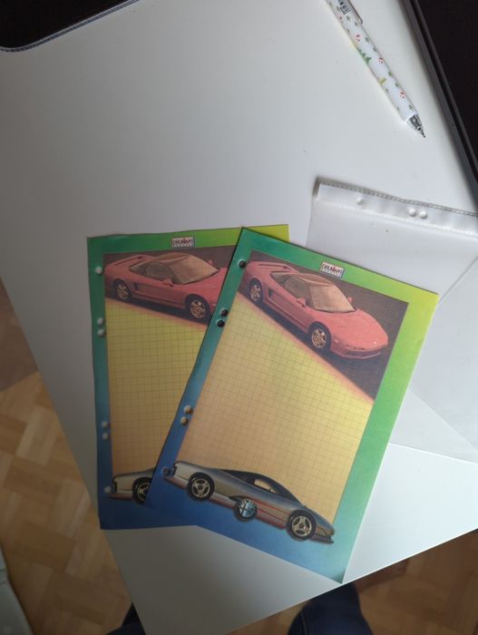 Karteczki do segregatora alfa Romeo nowe