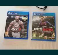 2 jogos Pes 2019 e Ufc3