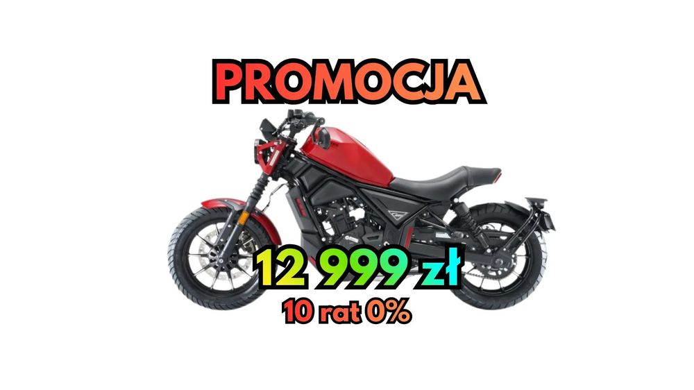 Zontes 125C czerwony żółty od ręki 10 rat 0% transport leasing