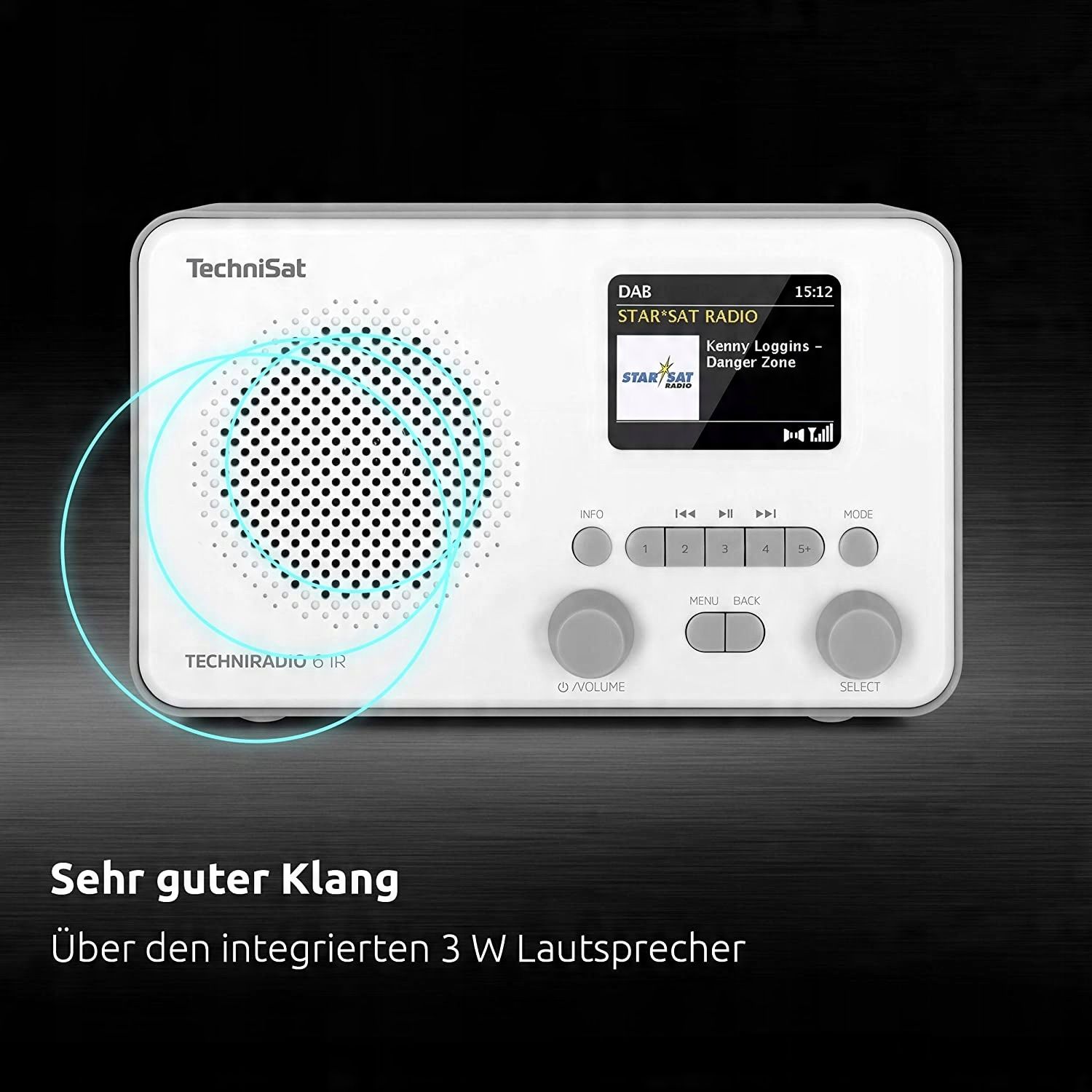 radio sieciowo-bateryjne dab+, fm, internetowe technisat techniradio