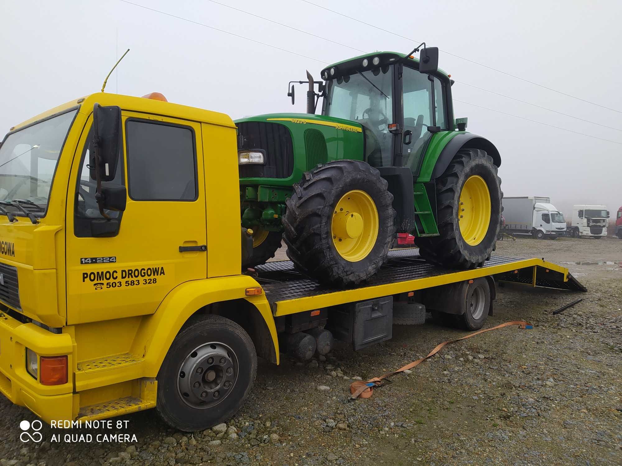 TANIO Autolaweta usługi lawetą transport maszyn pomoc drogowa