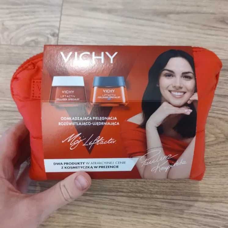 VICHY LIFTACTIV Collagen Specialist krem na dzień + na noc kosmetyczka