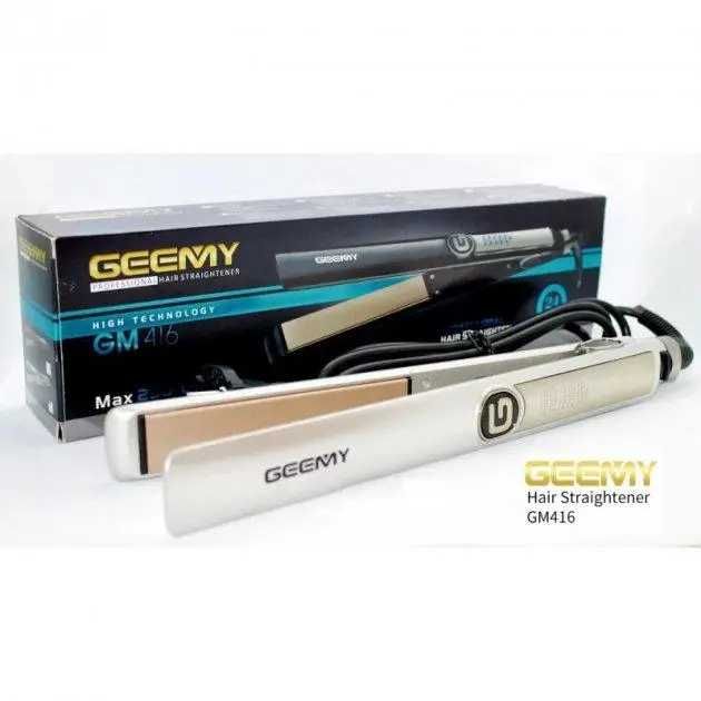 Плойка для випрямлення волосся Geemy GM-416 з керамічним покриттям