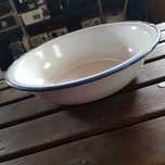 Miska metalowa emaliowana 35 cm
