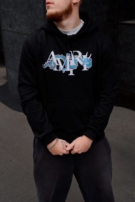 Худи Amiri Dragon / Худі Амири с драконом (є теплі та звичайні)