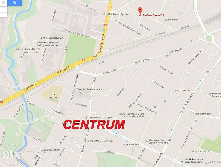 Tani ekskluzywny apartament Olsztyn (centrum) ul.Okrzei 24/1