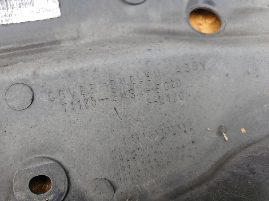 Honda Civic Viii Ufo Osłona Pasa Przedniego TypeR type-r fn2/2.0 atrap