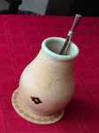Zestaw do yerba mate, matero ceramiczne, bombilla