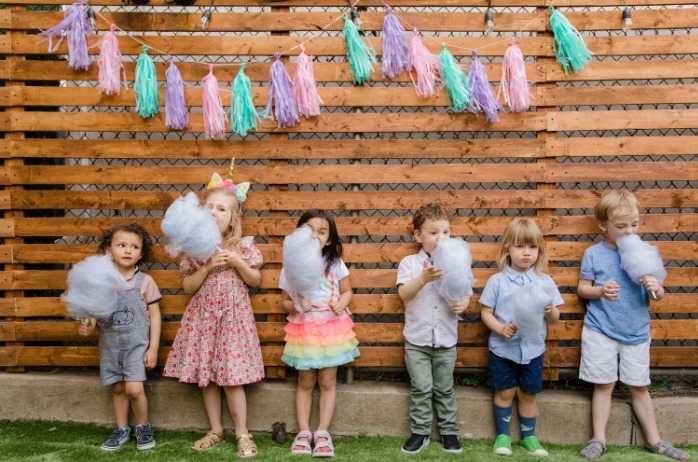 Wata cukrowa Popcorn Bańki Balony z Helem URODZINY