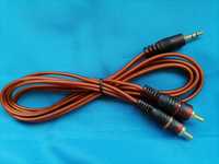Качество Европа AUX AV кабель 3,5 мм mini Jack - 2 тюльпана RCA