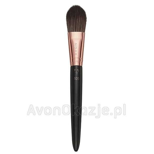 Płaski pędzel do podkładu Avon nr 105