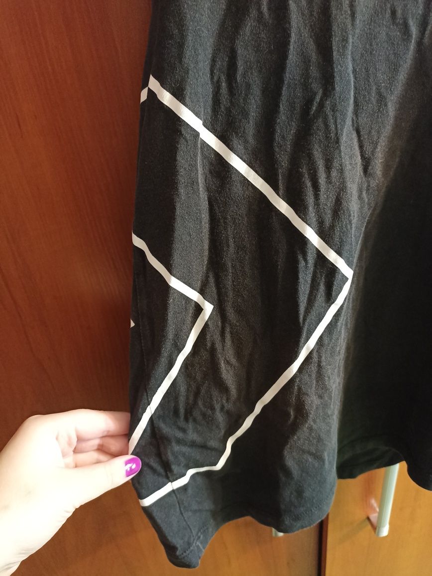 Top Converse czarny białe gwiazdki oryginalny L