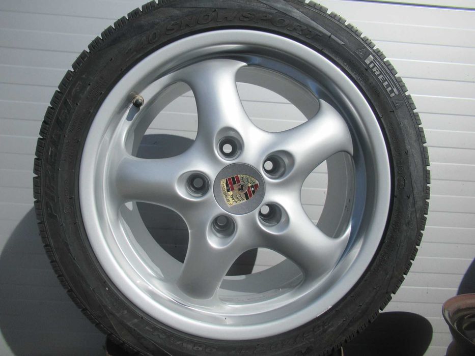 ALU+Opony zima R17 Porsche 911(996) ,Boxter 986 2x7J,2x9J    5758
