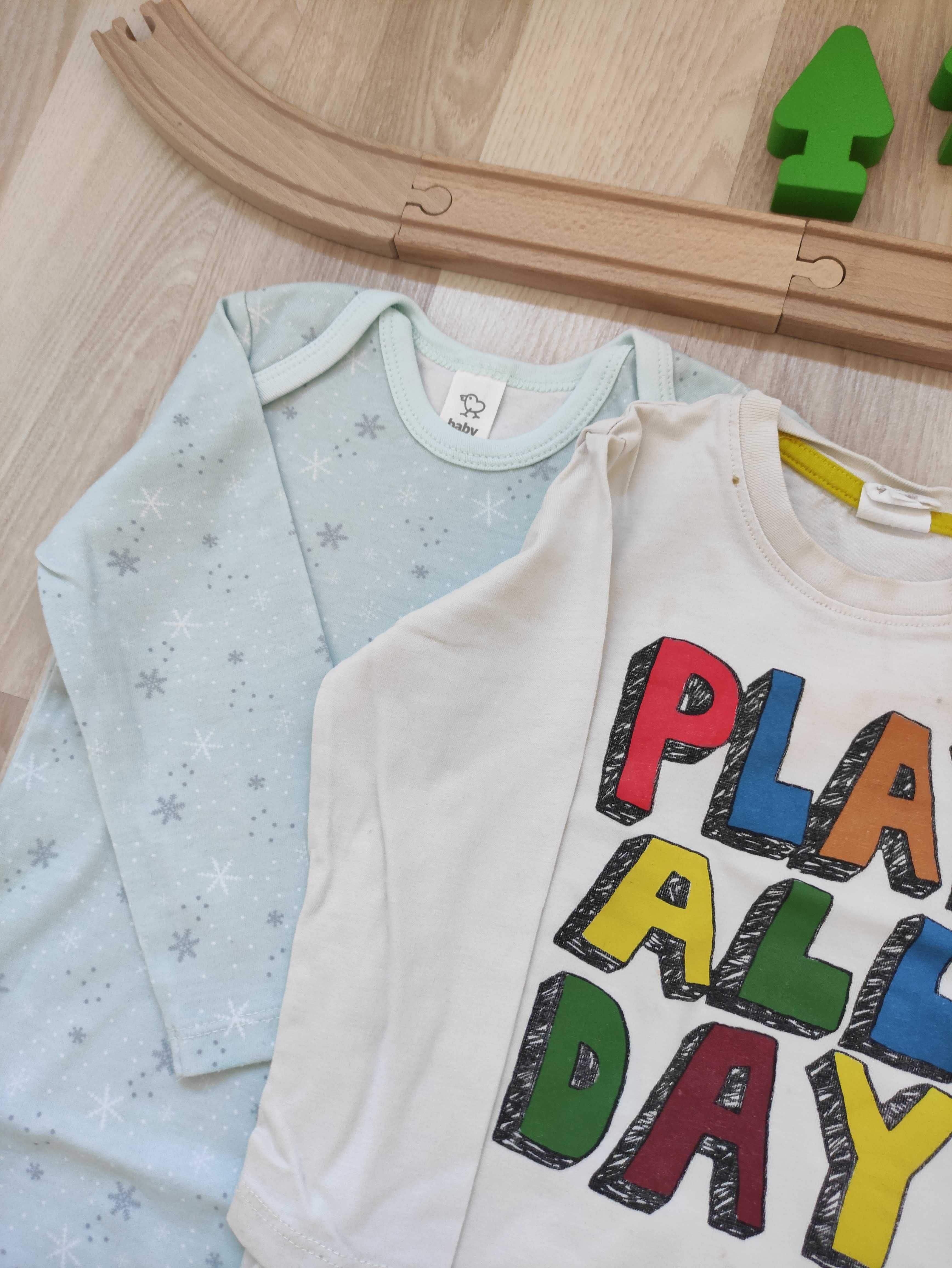 zestaw body długi rękaw r.92