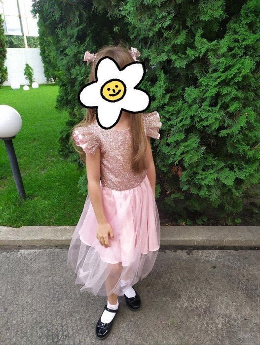 Сукні Family look Мама S-M доня 122р