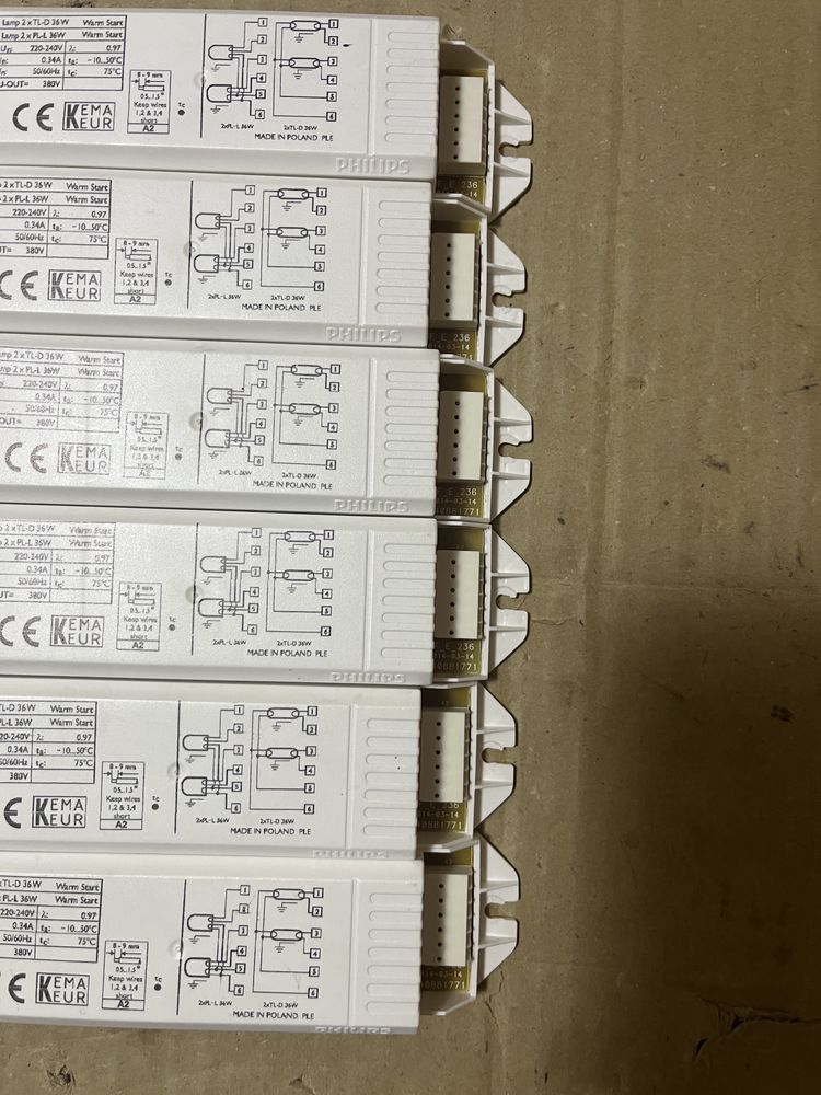 Statecznik eketroniczny hf-e 236 tl-d ii 5 szt.