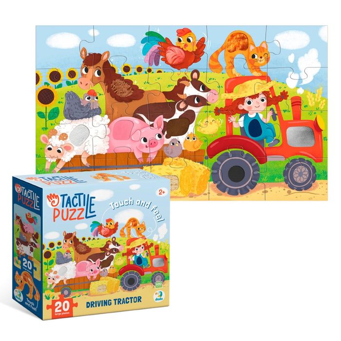 Тактильний Монтессорі пазл Dodo 300658,пазл с тактильными элементами