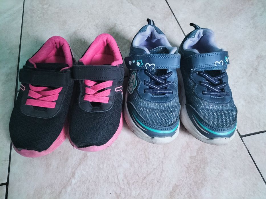 Buty trampki dziewczęce 28 świecące LED
