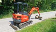 Minikoparka Kubota KX027-4. 2021rok