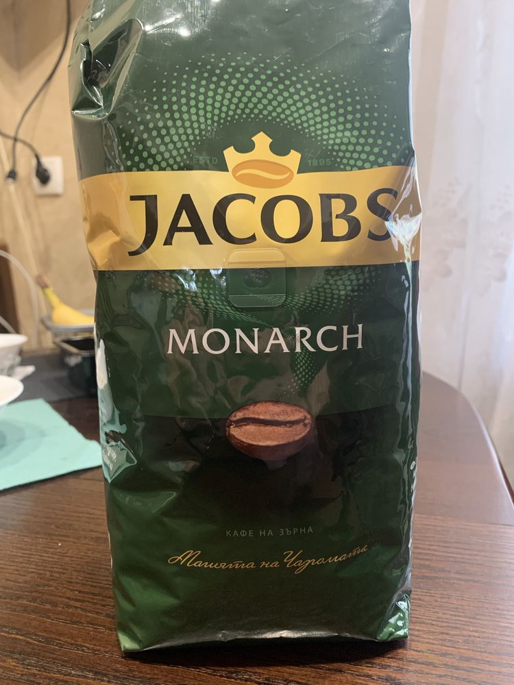 Кава зернова Jacobs Monarch доставка безкоштовна укрпошта