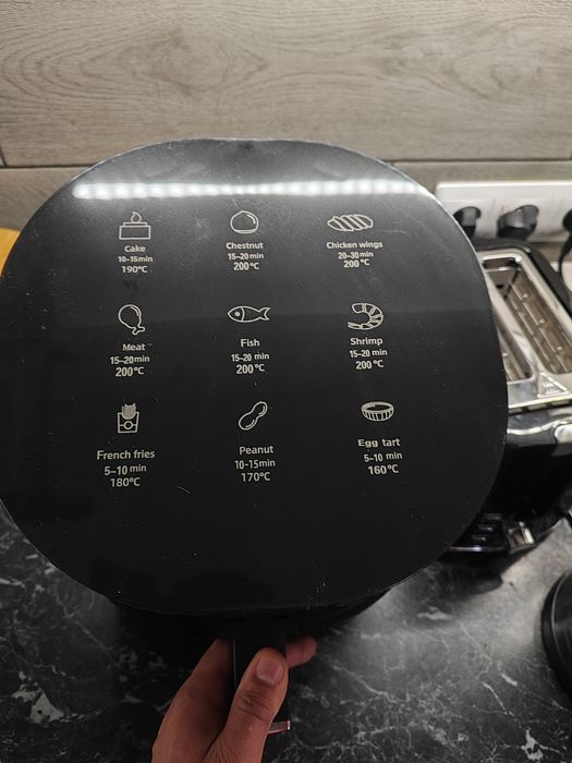 Аерофритюрниця Gold Diamond, безмасляна мультипіч на 8 л, 4000 Вт